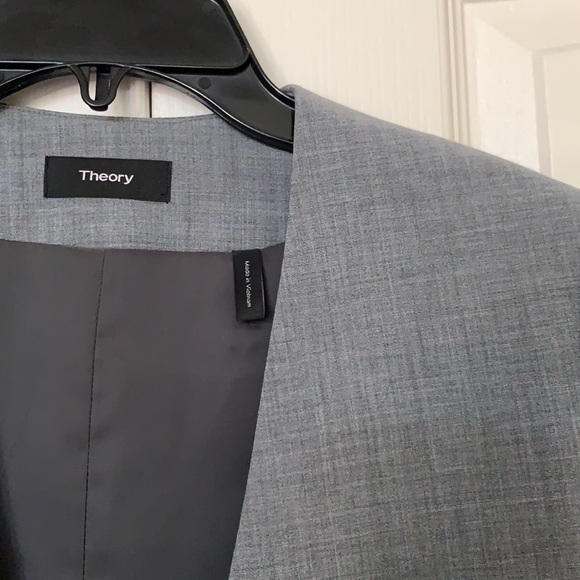 Theory Wool Blend Suiting Dress w Matching Jacket - Picture 6 of 6